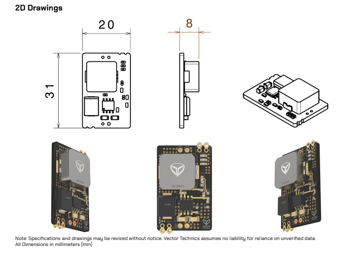 Voltrox 12V BEC 2D Drawing